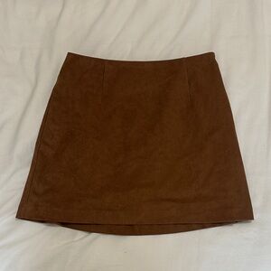 Vegan Suede Women's Skort